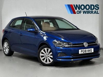 Blue Used 2018 VW Polo SE Hatchback | £8,489 (Fair price)