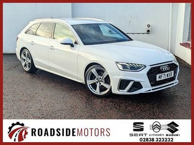 White Used 2021 Audi A4 S-Line Estate | £23,495 (Fair price)