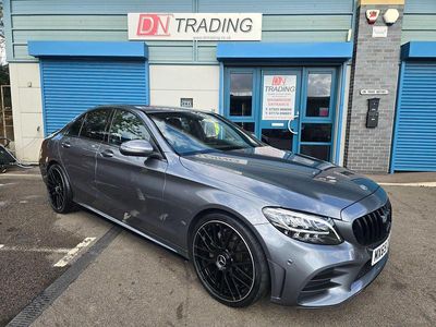 Used Mercedes C220 AMG line 194 HP (142 kW) 2019 Grey Sedan