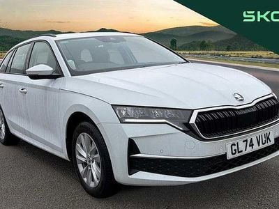 White Used 2024 Skoda Octavia SE Technology Estate | £21,383 (Fair price)