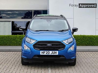 Used Ford Ecosport ST-Line 123 HP (90 kW) 2020 Desert island blue SUV