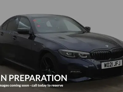 Used BMW 330e M Sport 292 HP (214 kW) 2021 Blue Sedan