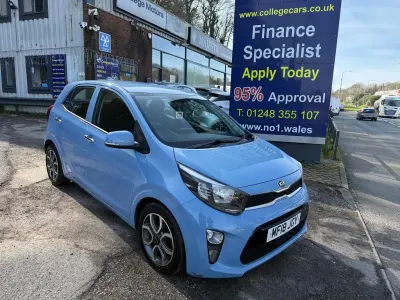 Used Kia Picanto 84 HP (61 kW) 2018 Blue Hatchback