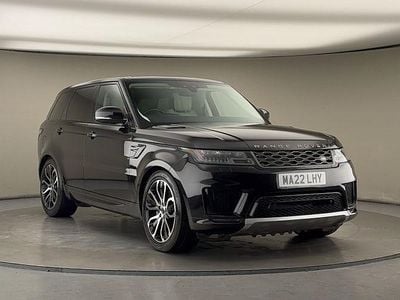 Santorini black Used 2021 Land Rover Range Rover Sport HSE SUV | £40,850 (Fair price)