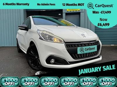 White Used 2017 Peugeot 208 Hatchback | £6,499 (A bit pricey)