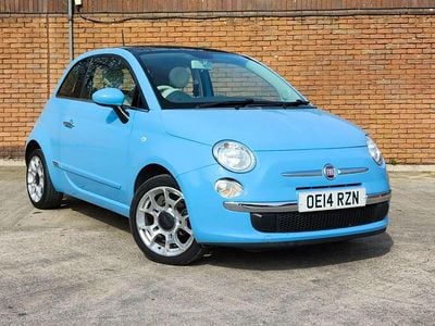 Used Fiat 500 Lounge 2014 Blue Hatchback