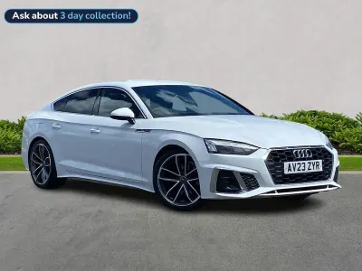 Used Audi A5 Sportback S-Line 163 HP (119 kW) 2023 White Hatchback