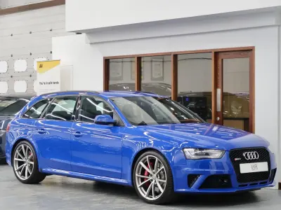 Used Audi RS4 Advanced 450 HP (330 kW) 2015 Blue Estate