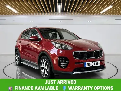 Used Kia Sportage GT-Line 115 HP (84 kW) 2018 Red SUV