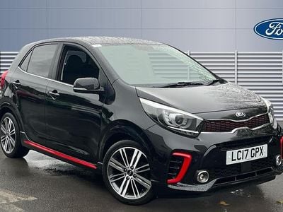 Black Used 2017 Kia Picanto GT-Line Hatchback | £8,213 (Fair price)
