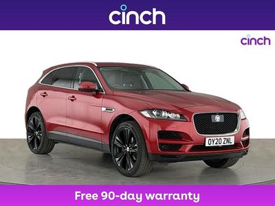 Red Used 2020 Jaguar F-Pace Portfolio SUV | £23,329 (Fair price)