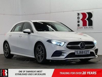 Used Mercedes A180 AMG line 116 HP (85 kW) 2018 White Hatchback