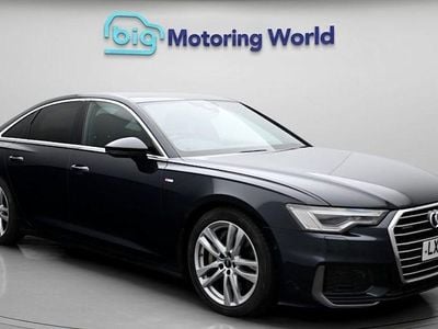 Begagnad Audi A6 S-Line 299 HK (219 kW) 2020 Blå Sedan