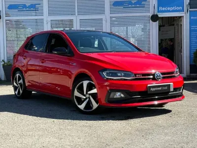 Used VW Polo GTI 200 HP (147 kW) 2019 Red Hatchback