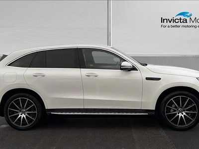 Used Mercedes EQC400 AMG line 300 kW (408 HP) 2021 White SUV