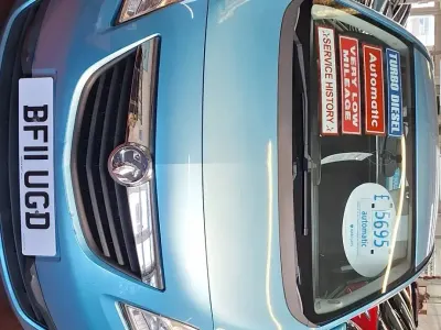 Used Vauxhall Meriva 100 HP (73 kW) 2011 Blue MPV