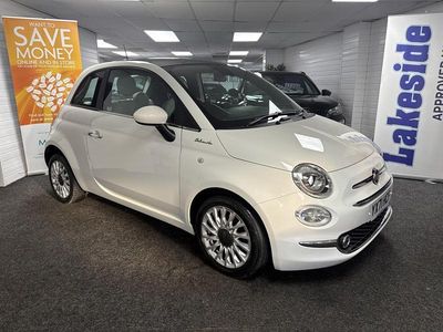White Used 2021 Fiat 500 Dolcevita Hatchback | £7,995 (Fair price)