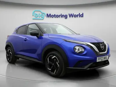 Usado Nissan Juke N-Connecta 114 HP (83 kW) 2023 Azul SUV