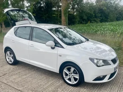 Used Seat Ibiza 85 HP (62 kW) 2014 White Hatchback