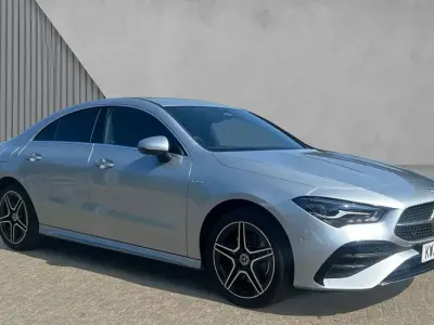 Used Mercedes CLA250 Executive 218 HP (160 kW) 2025 Metallic paint hightech silver Coupe