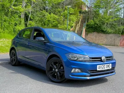 Usado VW Polo SEL 95 HP (69 kW) 2020 Azul Citadino