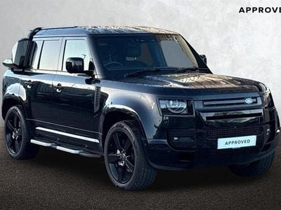 Santorini black Used 2023 Land Rover Defender HSE Dynamic Estate | £62,295 (Fair price)