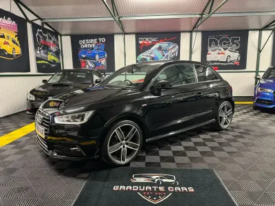 Used Audi A1 S-Line 125 HP (91 kW) 2015 Black Hatchback
