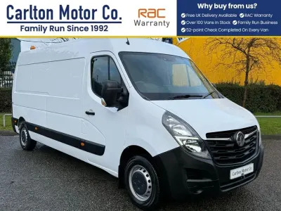 Second-hand Vauxhall Movano Edition 135 CP (99 kW) 2021 Alb Monovolum