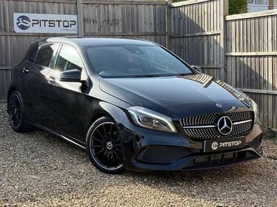 Used Mercedes A180 AMG Line Premium 109 HP (80 kW) 2017 Black Hatchback