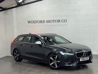 Grey Used 2018 Volvo V90 R-Design Estate | £13,495 (Fair price)