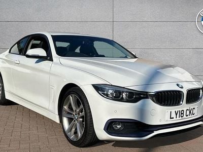 Used BMW 420 Sport Line 184 HP (135 kW) 2018 White Coupe