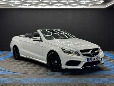 Used Mercedes E220 AMG 2014 White Cabriolet