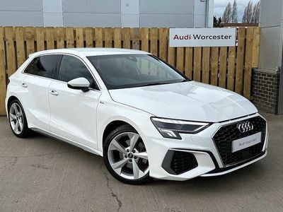 Used Audi A3 S-Line 148 HP (108 kW) 2021 White Hatchback