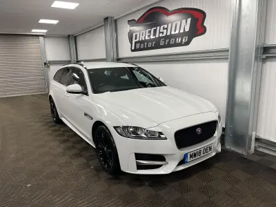 Used Jaguar XF Sportbrake R-Sport 180 HP (132 kW) 2018 White Estate