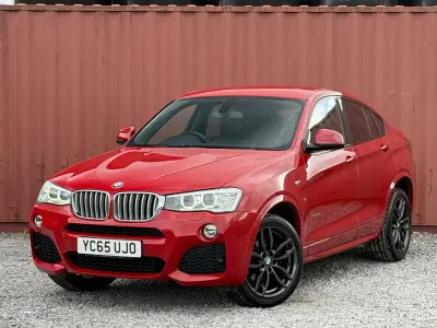 Used BMW X4 M Sport 254 HP (186 kW) 2015 Red SUV