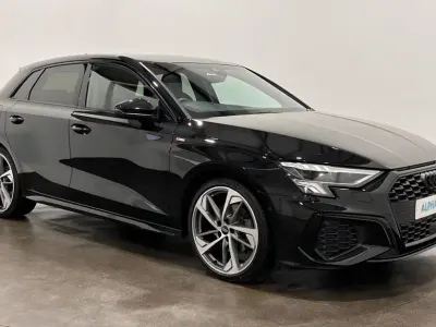 Used Audi A3 Sportback Black Edition 150 HP (110 kW) 2023 Black Hatchback