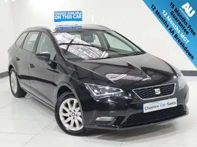 Używany Seat Leon SE 105 KM (77 kW) 2015 Czarny Kombi