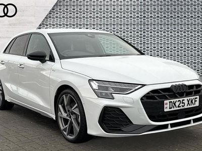 Used Audi A3 Black Edition 150 HP (110 kW) 2025 White Hatchback