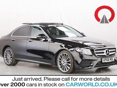 Black Used 2018 Mercedes E220 AMG line Sedan | £21,490 (Fair price)