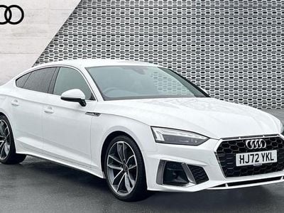 Used Audi A5 Sportback S-Line 163 HP (119 kW) 2022 White Hatchback