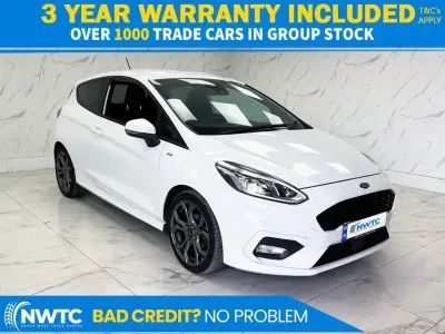 Used Ford Fiesta ST-Line 140 HP (102 kW) 2018 White Hatchback