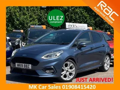 Used Ford Fiesta ST-Line 100 HP (73 kW) 2019 Blue Hatchback