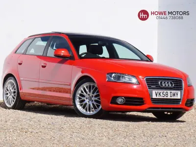 Used Audi A3 Sportback S-Line 200 HP (147 kW) 2008 Red Hatchback