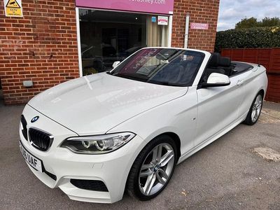 Used BMW 218 M Sport 136 HP (100 kW) 2016 White Cabriolet