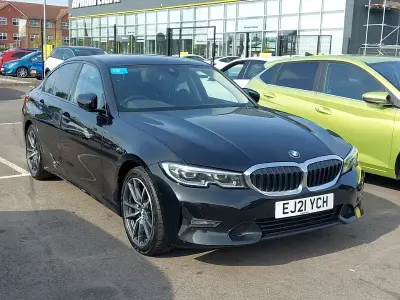 Used BMW 320 Sport Line 184 HP (135 kW) 2021 Black Sedan