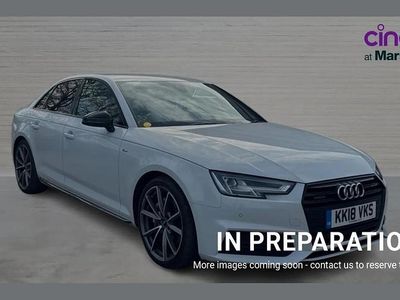 Used Audi A4 Black Edition 190 HP (139 kW) 2018 White Sedan