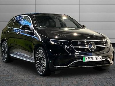 Used Mercedes EQC400 AMG Line Premium Plus 300 kW (408 HP) 2020 Obsidian black SUV