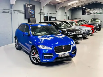 Used Jaguar F-Pace R-Sport 240 HP (176 kW) 2018 Blue SUV