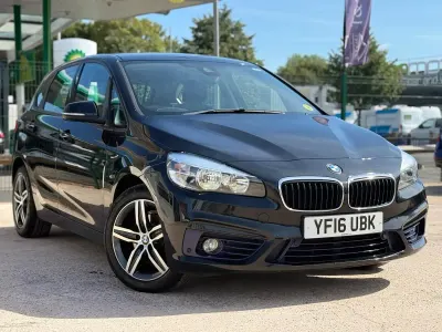Used BMW 216 Active Tourer Sport Line 116 HP (85 kW) 2016 Black MPV