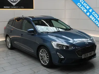 Used Ford Focus Titanium X 150 HP (110 kW) 2019 Blue Estate